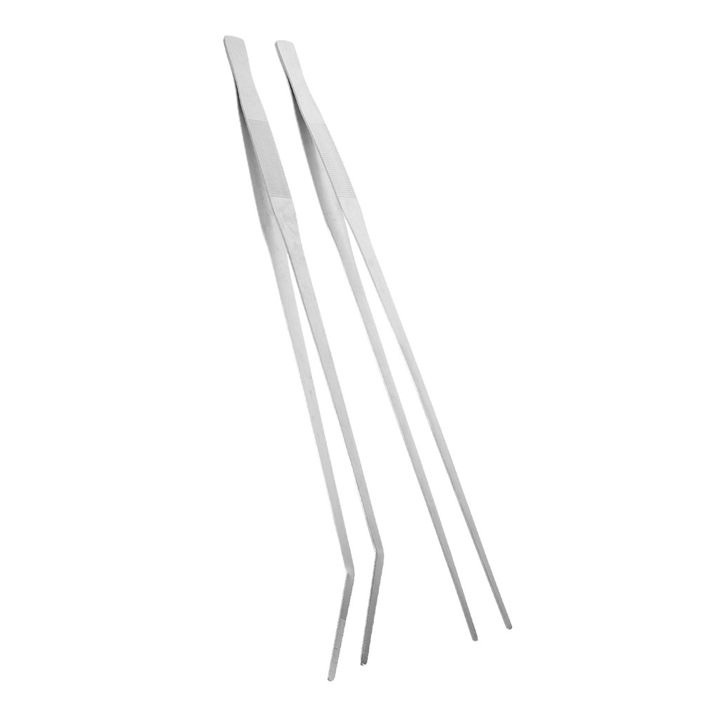 Planted Aquarium Tips - 2Pcs Metal Aquarium Tweezers Long Reptile