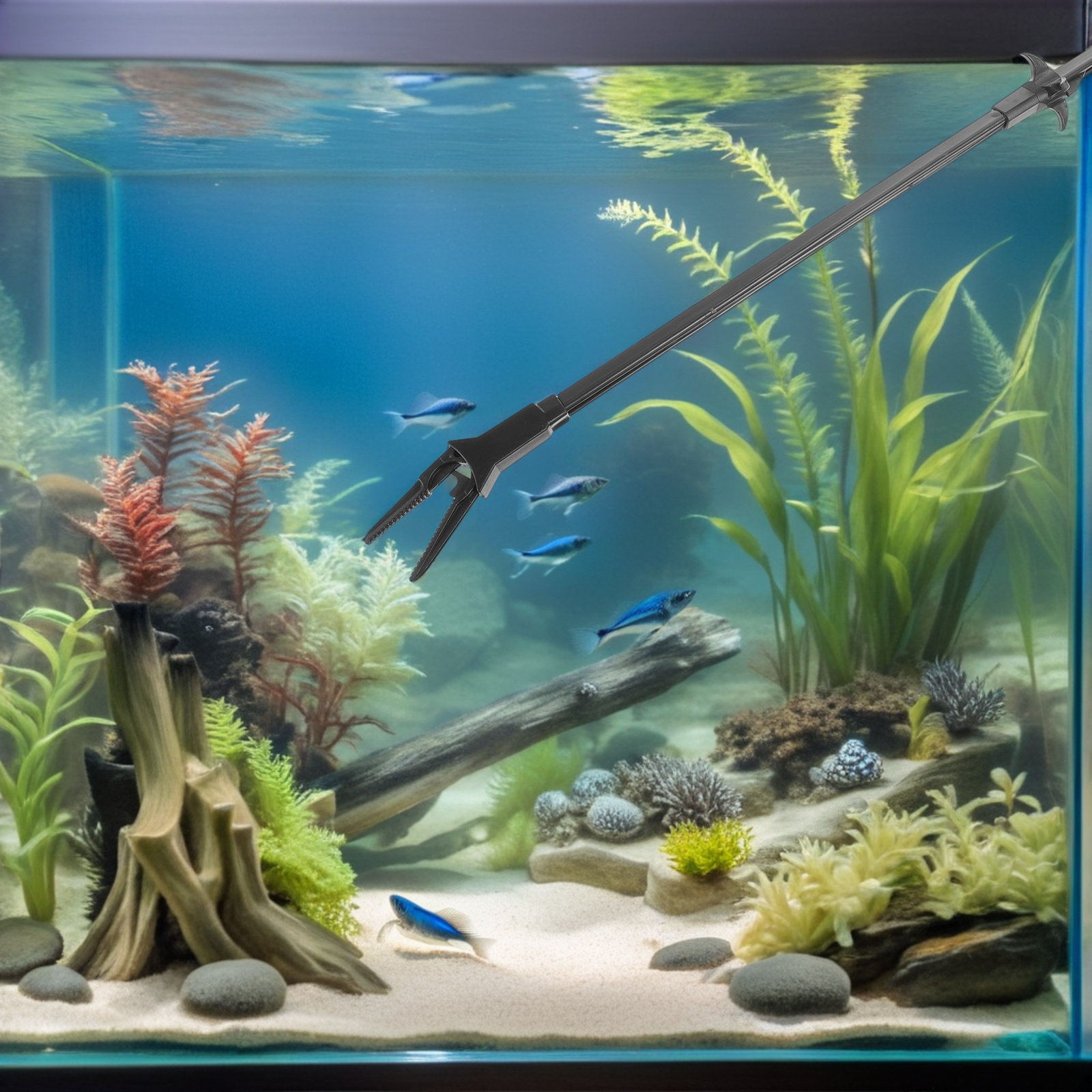 Planted Aquarium Tips - 3Pcs Aquarium Plant Tweezers 19.7inch Long
