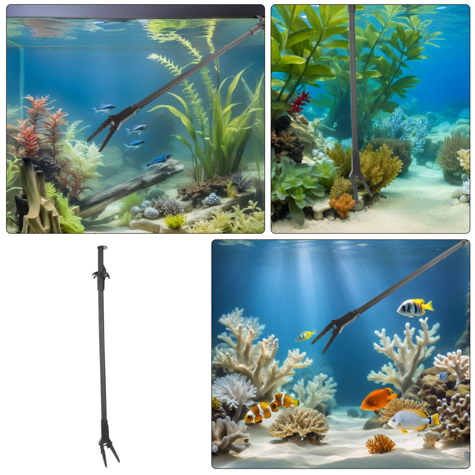 3Pcs Aquarium Plant Tweezers L - Planted Aquarium Tips recension och pris