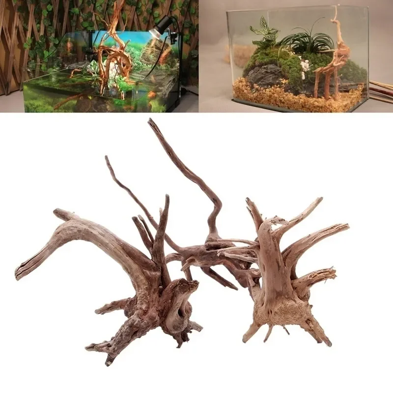 Natural Tree Trunk Driftwood A - Aquarium Plant Roots recension och pris