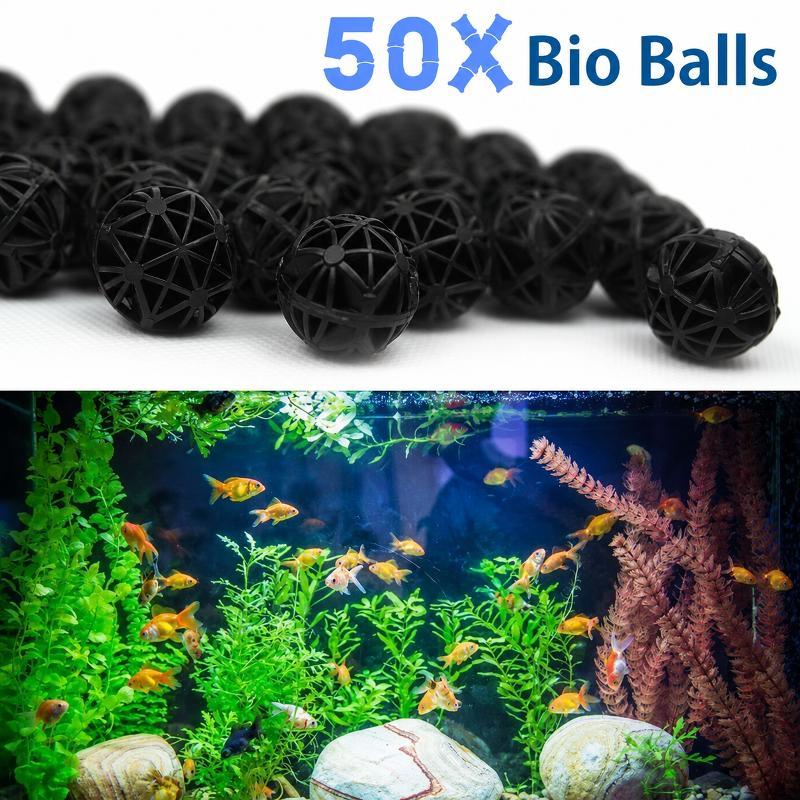50Pcs 16mm Aquarium Bio Filter - Planted Aquarium Fertilizer recension och pris