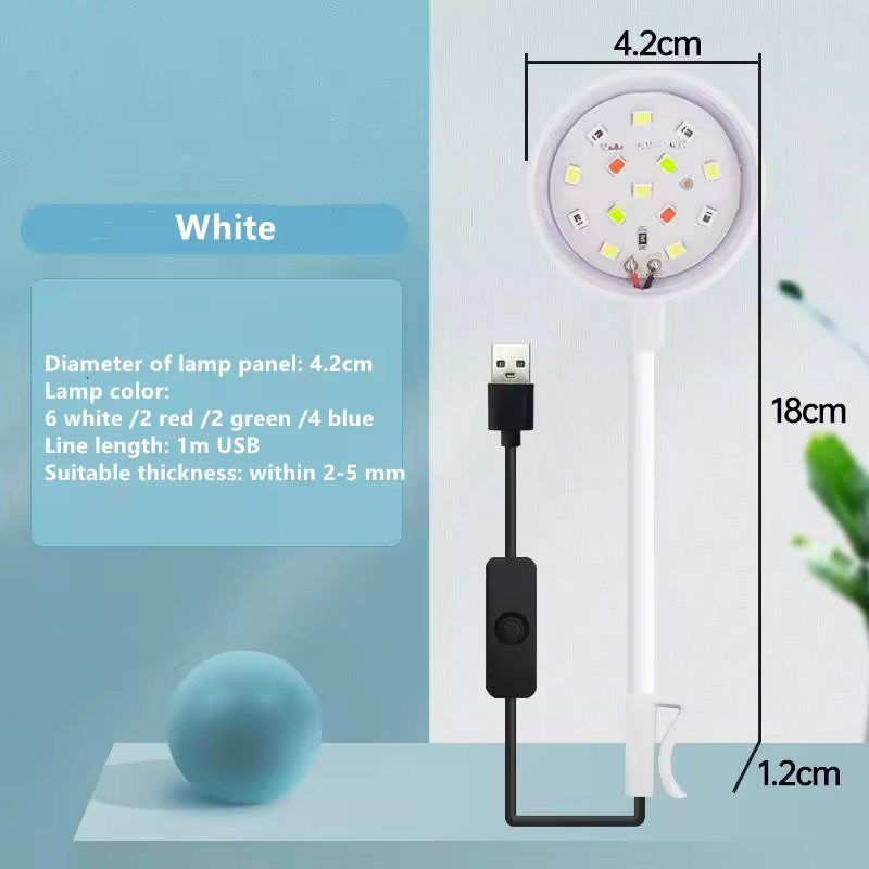 USB Clip On LED  Fish Tank Lig - Aquarium Planted Tank Fertilizer recension och pris