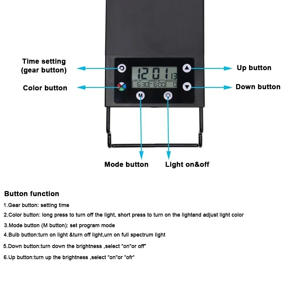 IP68 Waterproof Aquarium LED L - Aquarium Planted Tank Fertilizer recension och pris