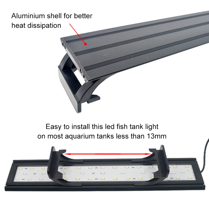 Aquarium LED Light for 16-64CM - Aquarium Planted Tank Fertilizer recension och pris