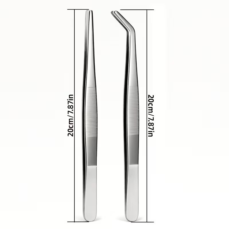 2pcs 20cm Stainless Steel Twee - Planted Aquarium Tips recension och pris