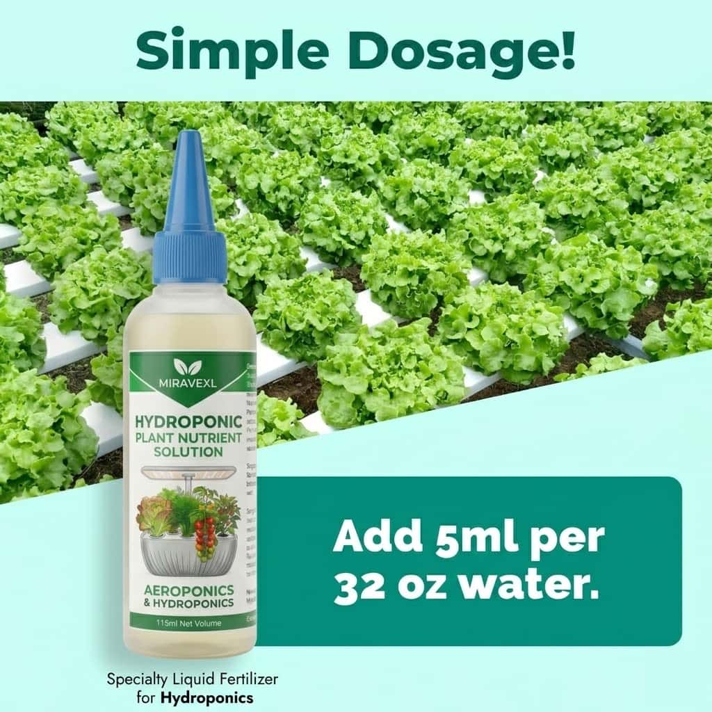 MIRAVEXL Hydroponic Liquid Fer - Liquid Fertilizer All In recension och pris