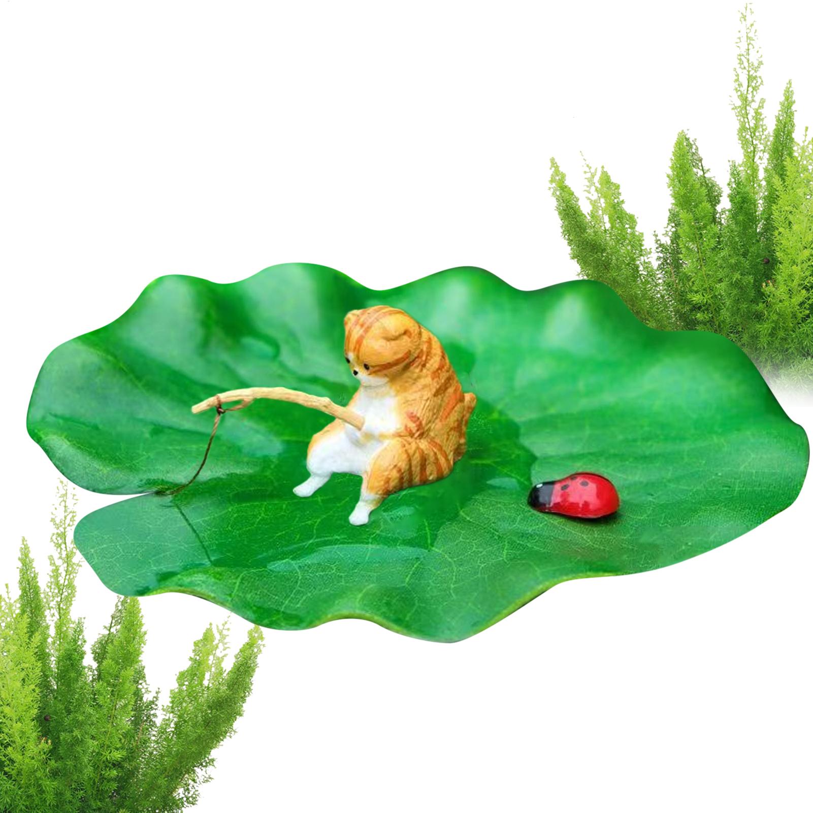 Mini Floating Cat Fishing Lotu - Aquarium Plant Roots recension och pris