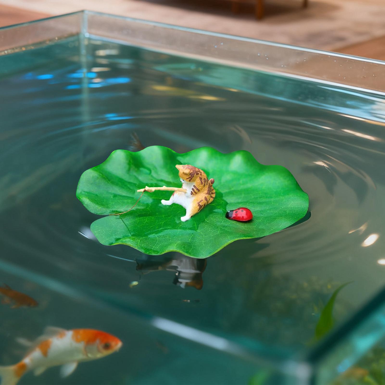 Mini Floating Cat Fishing Lotu - Aquarium Plant Roots recension och pris