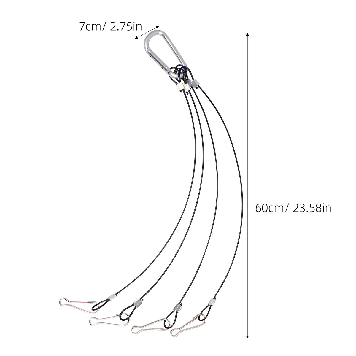4Pcs Grow Light Rope Hangers H - Planted Aquarium Hanging Light recension och pris