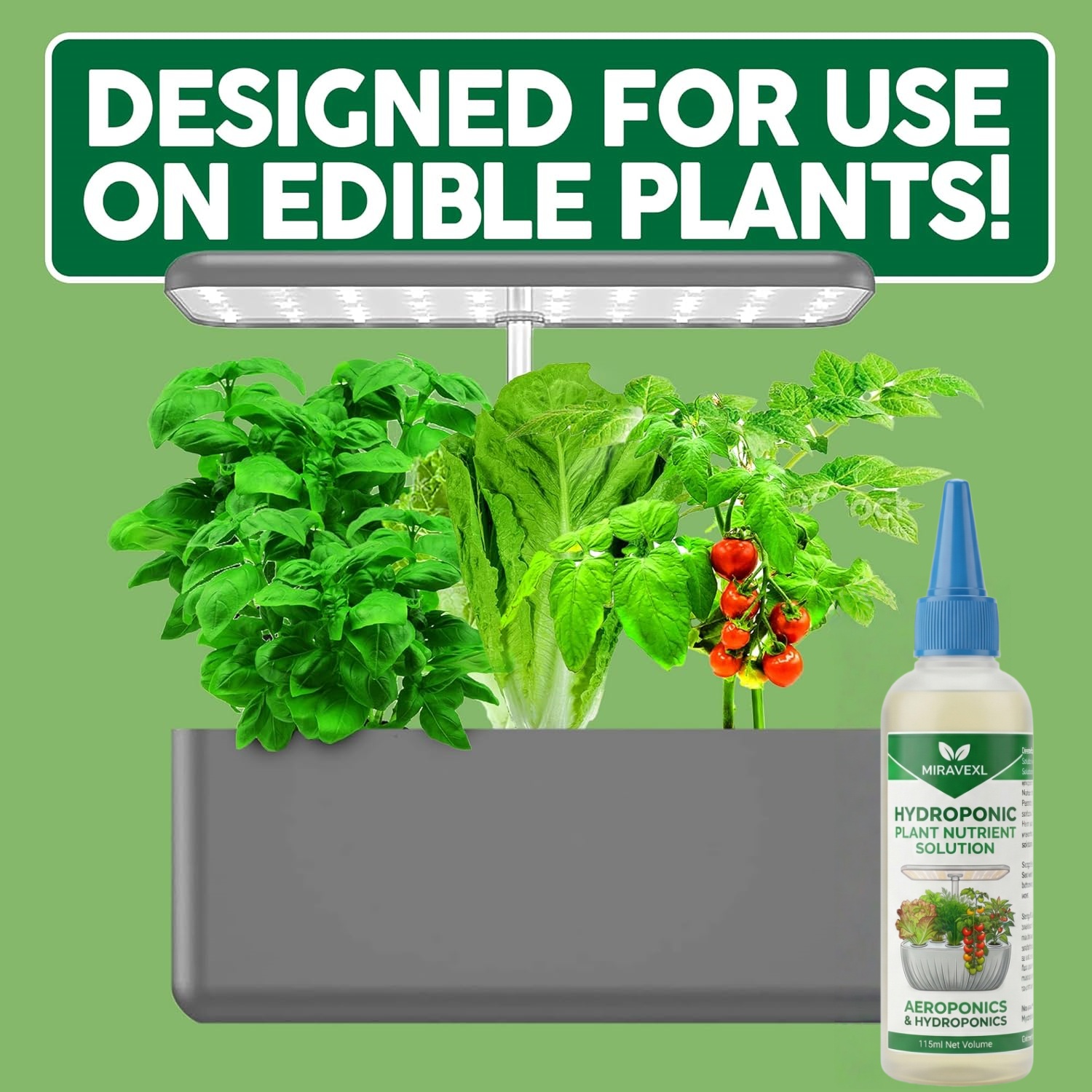 MIRAVEXL 115ml Hydroponic Liqu - Liquid Fertilizer All In recension och pris